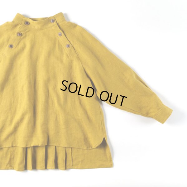 画像5: tumugu / ツムグ ざっくりリネンウール ブラウス (5)