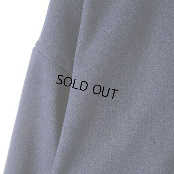 画像9: prit / プリット ウールライクハウンドトゥース ノーカラーラウンドヘムZIPブルゾン (9)