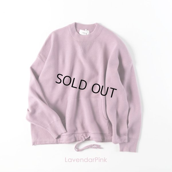 画像8: sosotto / ソソット スウェットニット 裾ドロスト クループルオーバー (8)