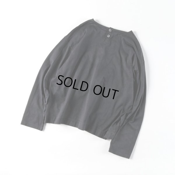 画像10: grin / グリン 天竺×布帛 タックプルオーバー (10)