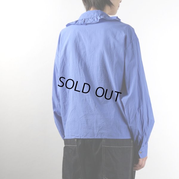 画像15: mizuiroind / ミズイロインド フリルカラーシャツ (15)