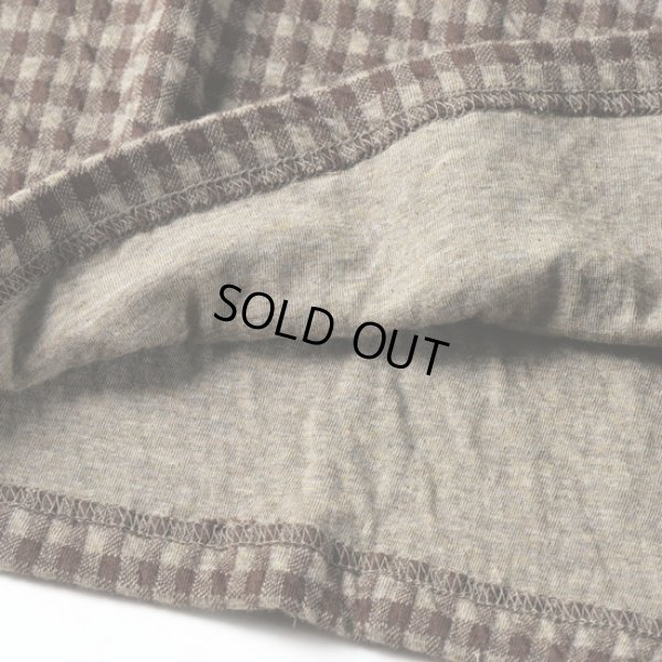 画像13: NATURAL LAUNDRY / ナテュラルランドリー 接結ギンガム ハイカラーロングプルオーバー (13)