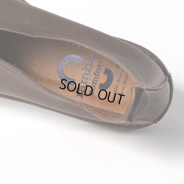 画像9: ramble comfort / ランブルコンフォート オイルシュリンクレザー Vカットフラットシューズ (9)