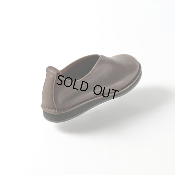 画像5: ramble comfort / ランブルコンフォート オイルシュリンクレザー Vカットフラットシューズ (5)