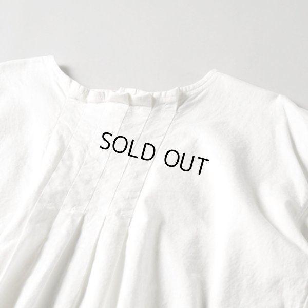 画像5: grin / グリン 天竺×布帛 タックプルオーバー (5)