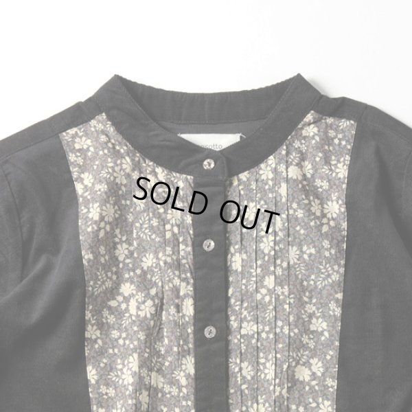 画像11: sosotto / ソソット 細コール×LIBERTY ビブヨーク切替ワンピース (11)