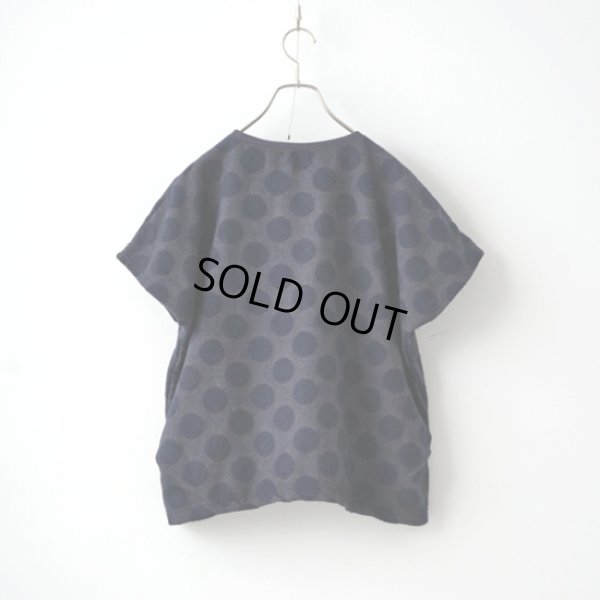 画像13: NATURAL LAUNDRY / ナテュラルランドリー ドットジャガード ドルマンベスト (13)