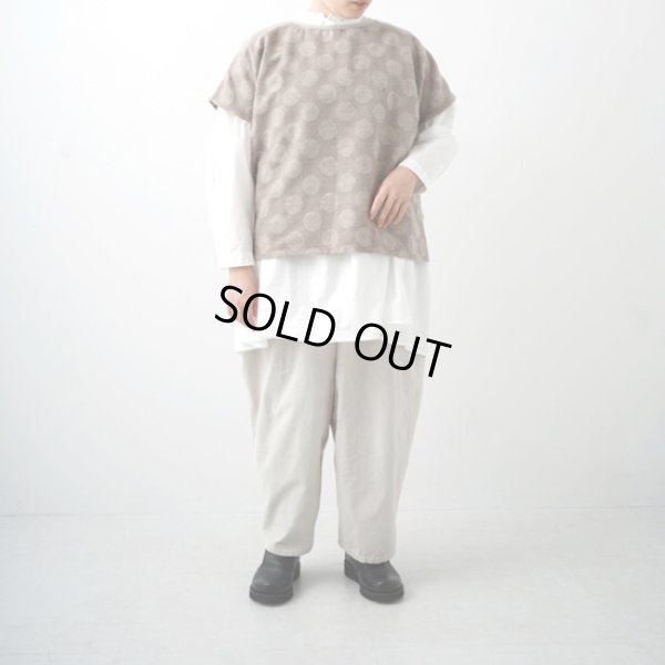 画像5: NATURAL LAUNDRY / ナテュラルランドリー ドットジャガード ドルマンベスト (5)