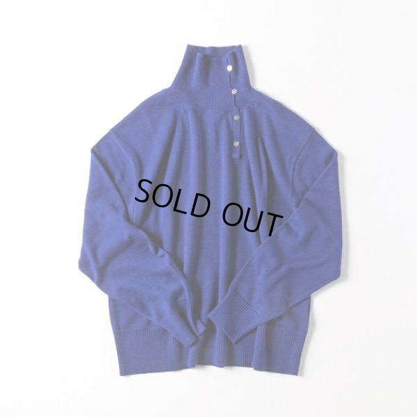 画像3: mizuiroind / ミズイロインド ハイネックプルオーバー ウイズボタン (3)
