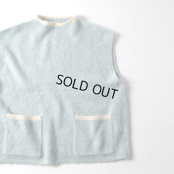 画像2: NATURAL LAUNDRY / ナテュラルランドリー シャギーニット スクエアベスト (2)