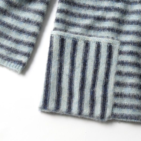 画像6: NATURAL LAUNDRY / ナテュラルランドリー シャギーニット ボーダープルオーバー (6)