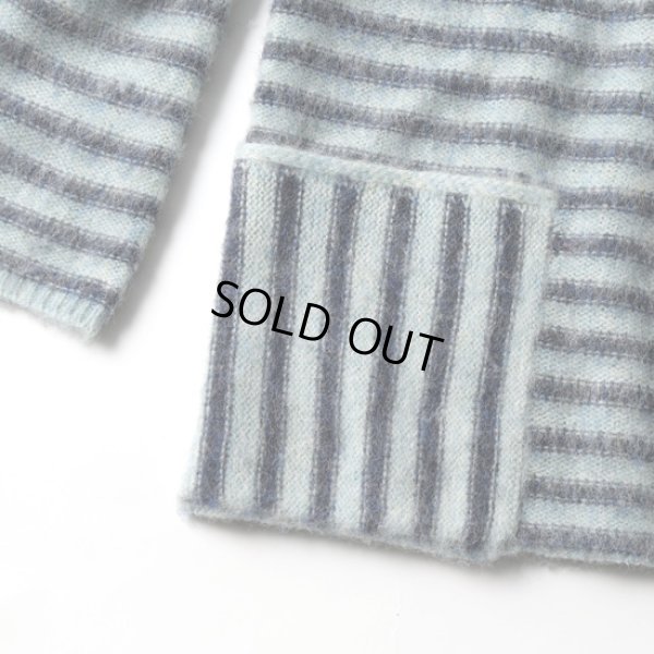 画像6: NATURAL LAUNDRY / ナテュラルランドリー シャギーニット ボーダープルオーバー (6)