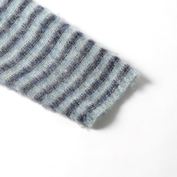 画像5: NATURAL LAUNDRY / ナテュラルランドリー シャギーニット ボーダープルオーバー (5)