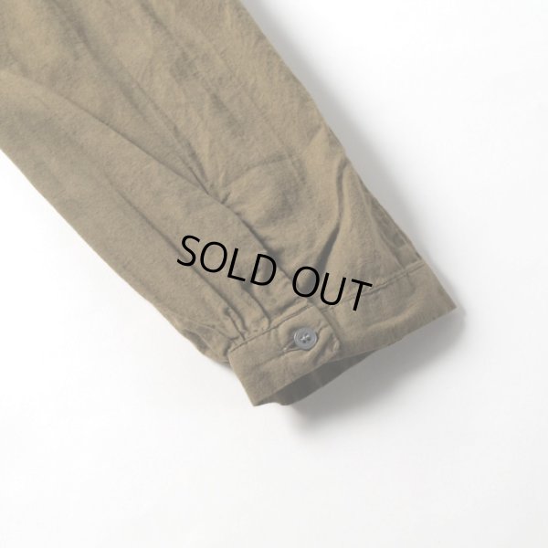 画像11: grin / グリン ソフトガーゼ起毛 Wラッフルシャツ (11)