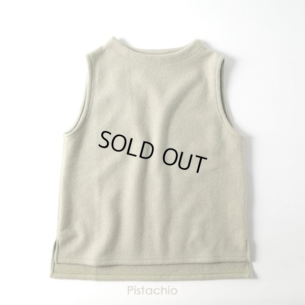 画像10: NATURAL LAUNDRY / ナテュラルランドリー ウールリング モックネックベスト (10)