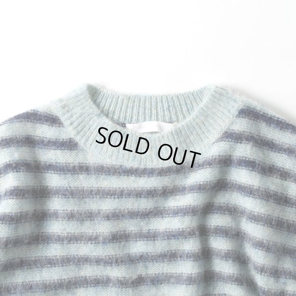 画像3: NATURAL LAUNDRY / ナテュラルランドリー シャギーニット ボーダープルオーバー (3)