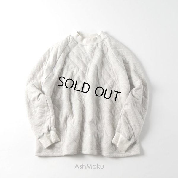 画像2: NATURAL LAUNDRY / ナテュラルランドリー キルトジャガード ラグランプルオーバー (2)