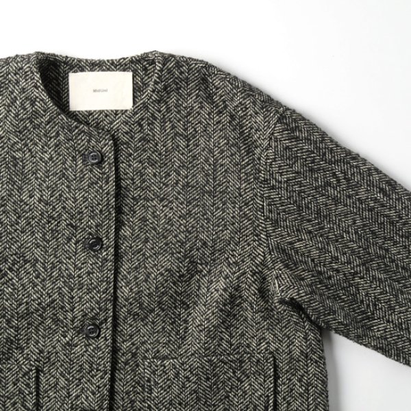 画像4: MidiUmi / ミディウミ ノーカラーショートジャケット (4)