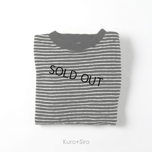 画像7: prit / プリット ウール綿接結ボーダー クルーネックプルオーバー (7)