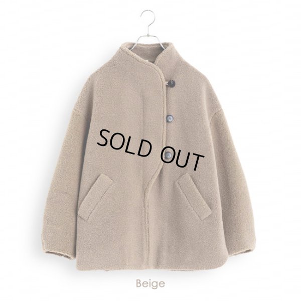 画像19: KELEN / ケレン デザインカラー ボアコート IOLL (19)