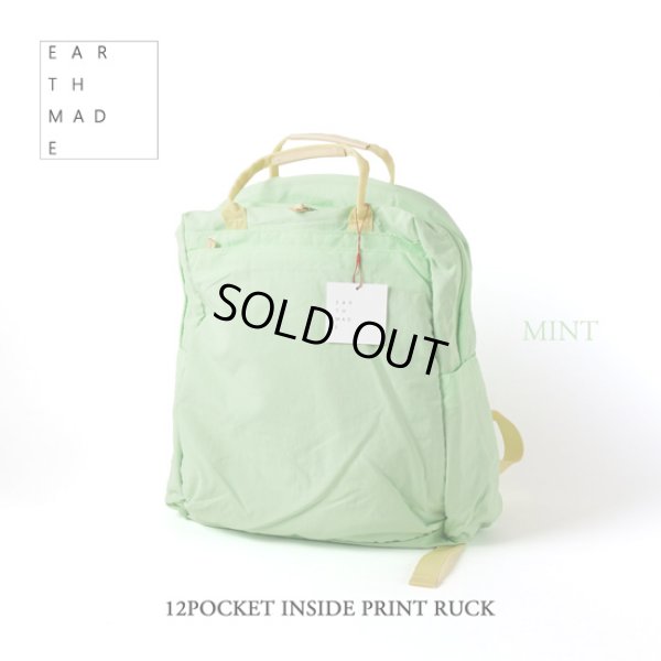 画像23: EARTH MADE / アースメイド 12POCKET INSIDE PRINT RUCK (23)