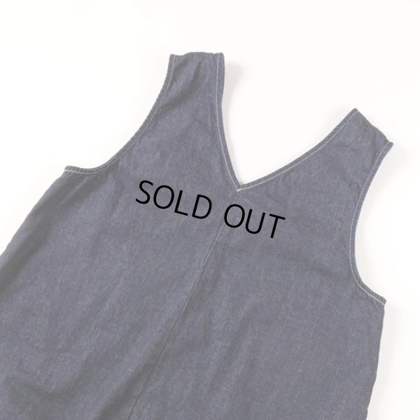 画像8: NARU / ナル 8オンスムラデニム ジャンパースカート (8)