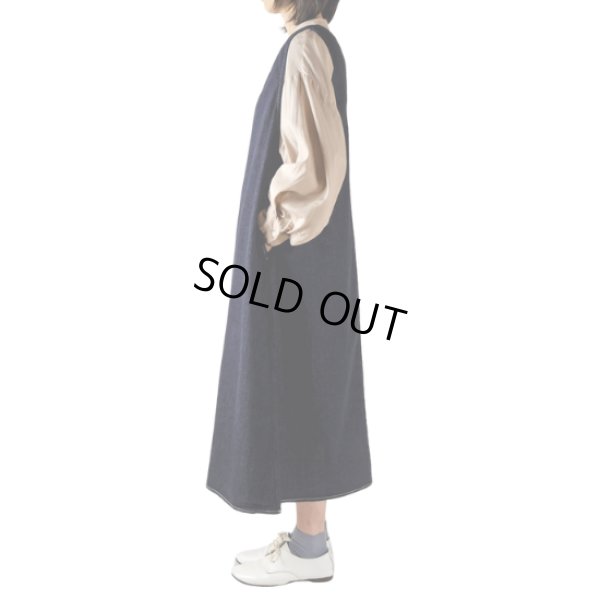 画像2: NARU / ナル 8オンスムラデニム ジャンパースカート (2)