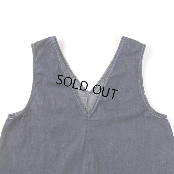 画像4: NARU / ナル 8オンスムラデニム ジャンパースカート (4)