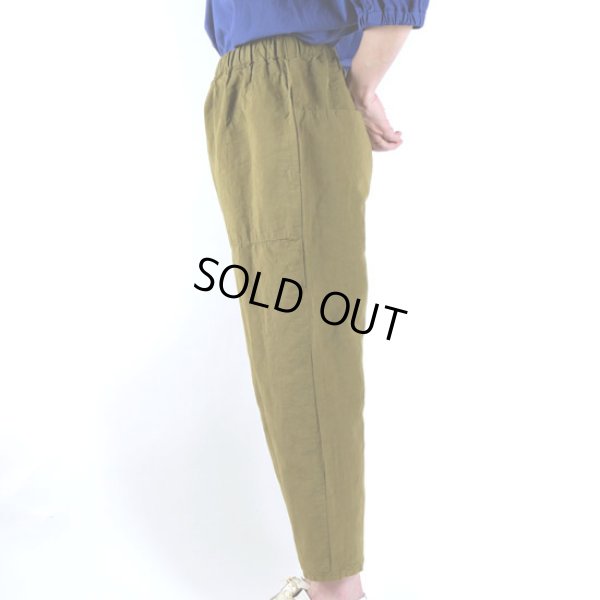 画像8: prit / プリット コットンリネン交織高密度ウェザー テーパードイージーパンツ (8)