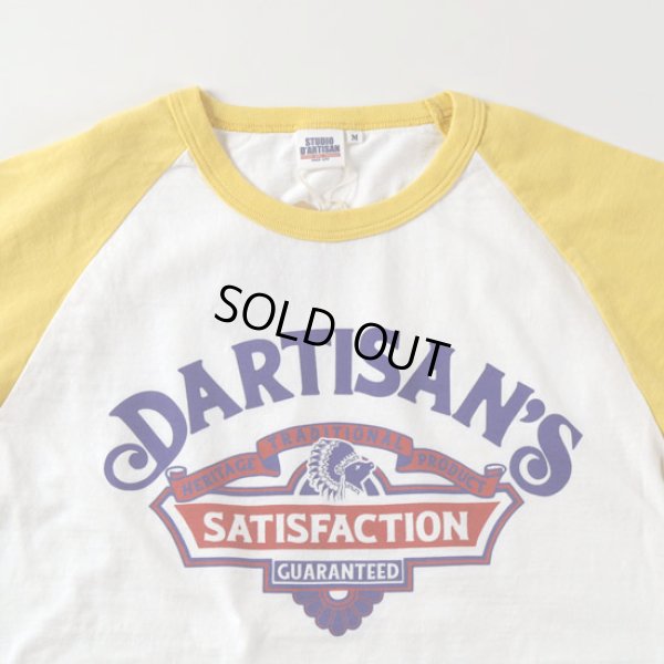 画像2: STUDIOD'ARTISAN / ステュディオダルチザン プリントラグラン7分袖Tシャツ (2)