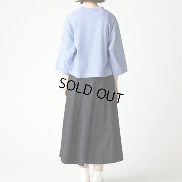 画像6: MidiUmi / ミディウミ モックネックボーダーワイドT (6)