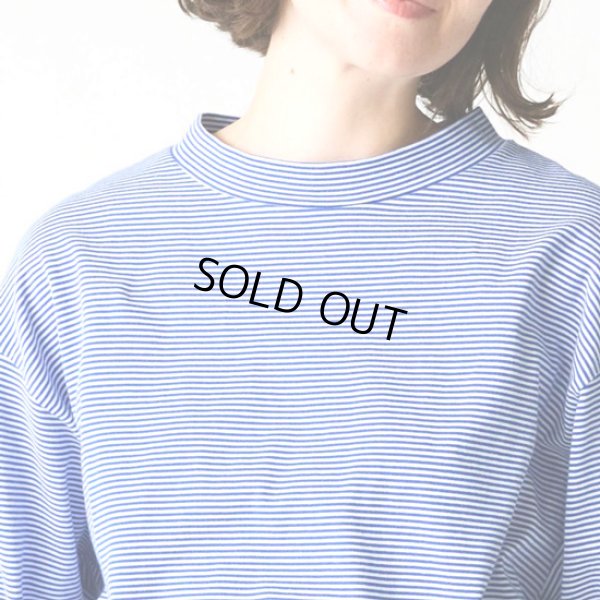 画像3: MidiUmi / ミディウミ モックネックボーダーワイドT (3)