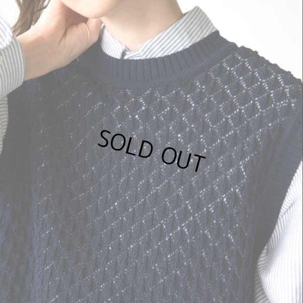 画像2: MidiUmi / ミディウミ メッシュニットベスト (2)