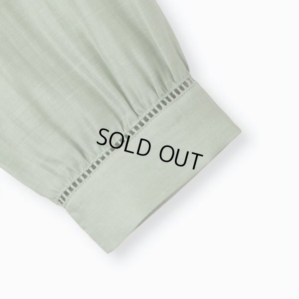 画像4: sosotto / ソソット 格子レースチュニックブラウス (4)