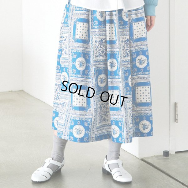 画像16: PONT DE CHALONS / ポンデシャロン マントンプリントスカート (16)