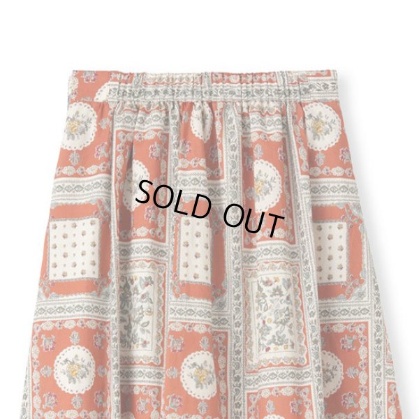 画像7: PONT DE CHALONS / ポンデシャロン マントンプリントスカート (7)