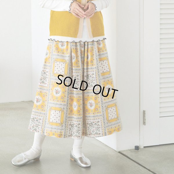 画像10: PONT DE CHALONS / ポンデシャロン マントンプリントスカート (10)