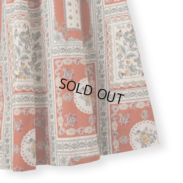 画像6: PONT DE CHALONS / ポンデシャロン マントンプリントスカート (6)