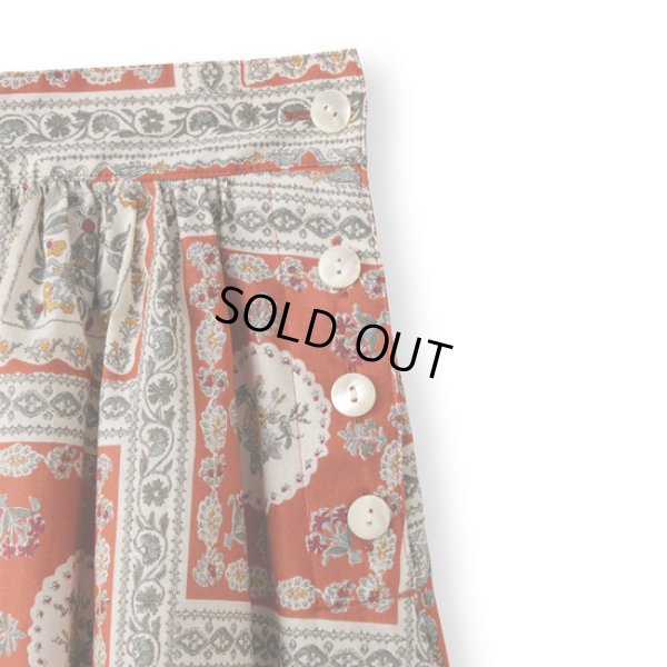 画像4: PONT DE CHALONS / ポンデシャロン マントンプリントスカート (4)