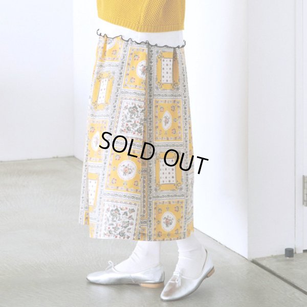 画像11: PONT DE CHALONS / ポンデシャロン マントンプリントスカート (11)