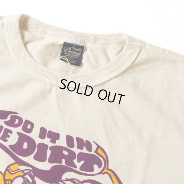 画像3: STUDIOD'ARTISAN / ステュディオダルチザン ピグメント加工プリントTシャツ (3)