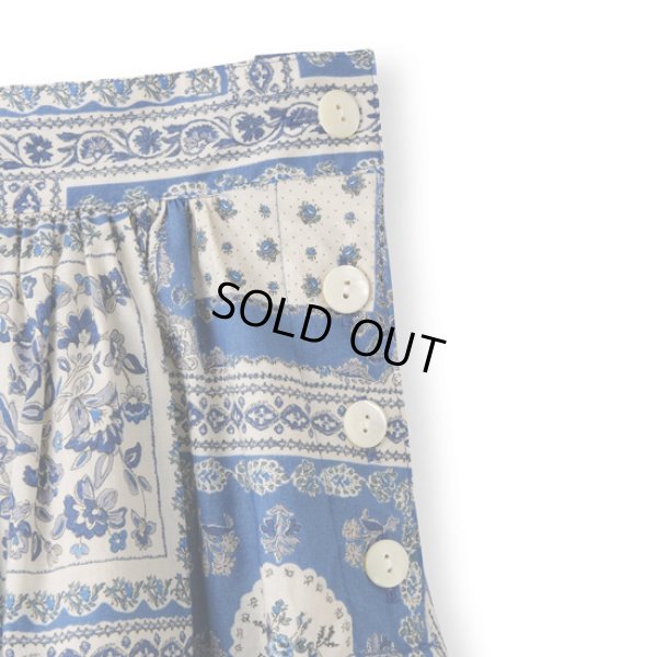 画像15: PONT DE CHALONS / ポンデシャロン マントンプリントスカート (15)