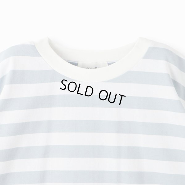 画像7: sosotto / ソソット ボーダー切替ラウンド切替プルオーバー (7)