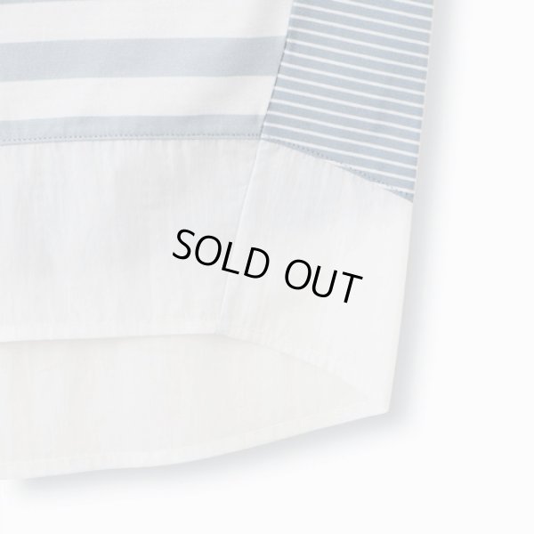 画像9: sosotto / ソソット ボーダー切替ラウンド切替プルオーバー (9)