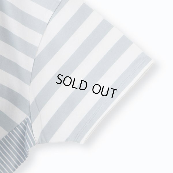 画像8: sosotto / ソソット ボーダー切替ラウンド切替プルオーバー (8)