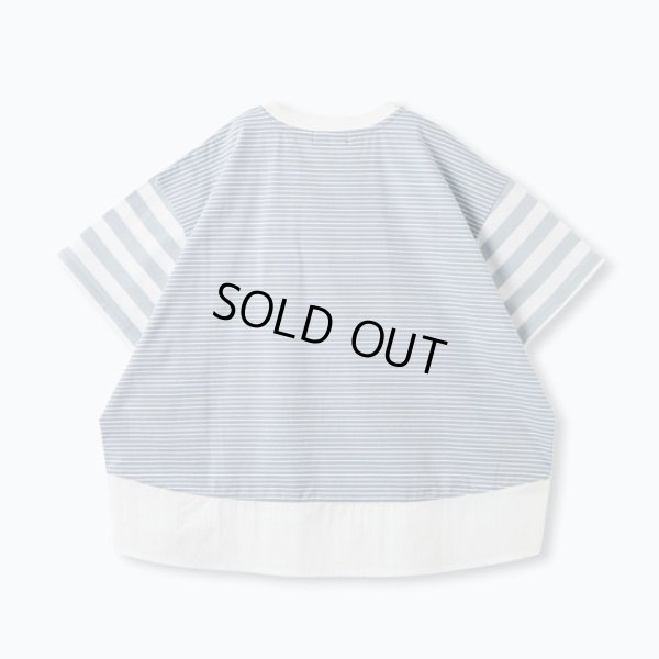 画像10: sosotto / ソソット ボーダー切替ラウンド切替プルオーバー (10)