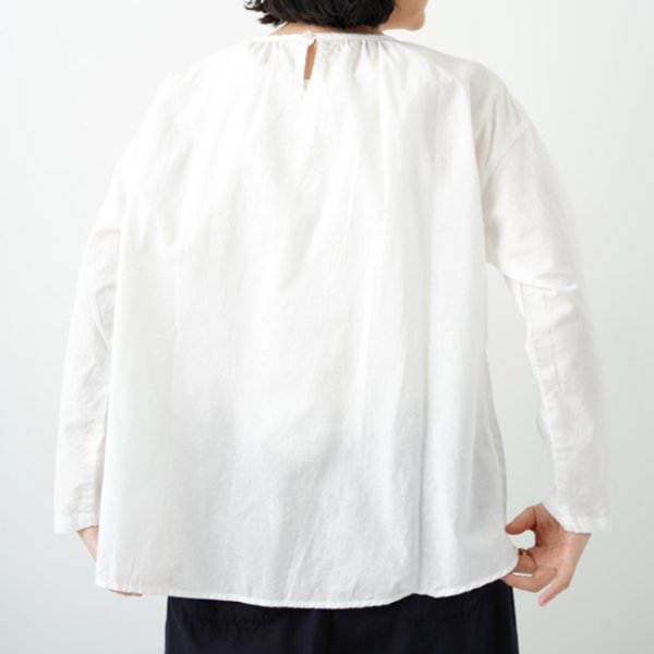 画像5: grin / グリン CLキャンブリック ラッフルプルオーバー (5)