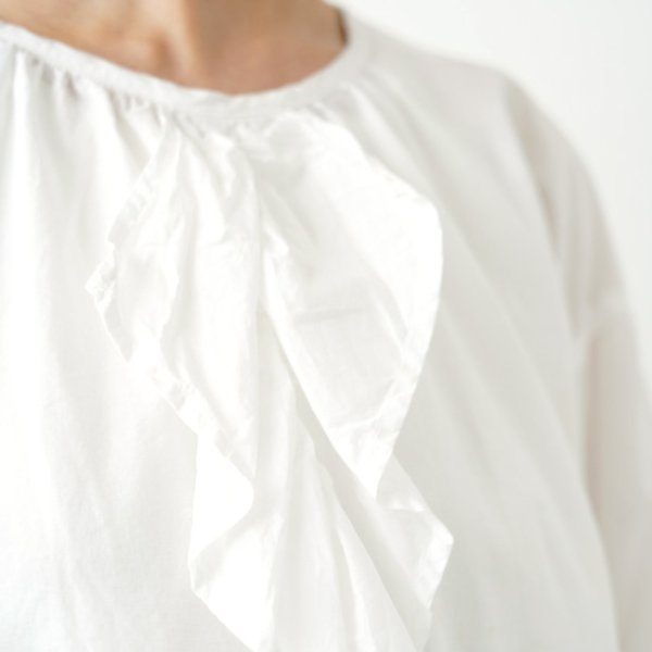 画像3: grin / グリン CLキャンブリック ラッフルプルオーバー (3)