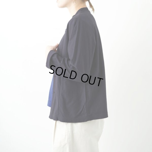 画像4: NATURAL LAUNDRY / ナテュラルランドリー コンパクトツイル シャツカーディガン (4)