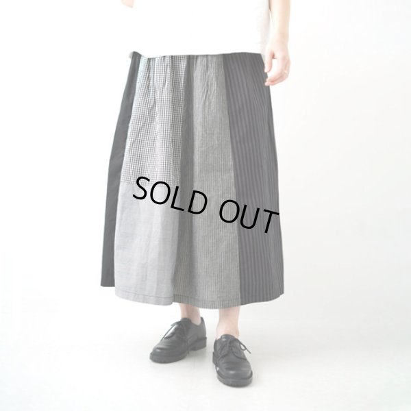 画像3: NATURAL LAUNDRY / ナテュラルランドリー クラフトパネル シャーリングスカート (3)